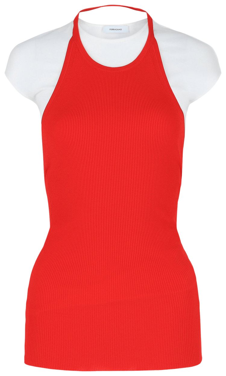 Ferragamo Laye Top Red