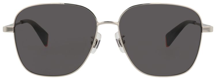 Kenzo Square Frame Metal Sunglasses PalladiumSmoke