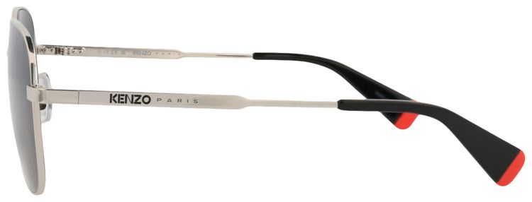 Kenzo Square Frame Metal Sunglasses PalladiumSmoke