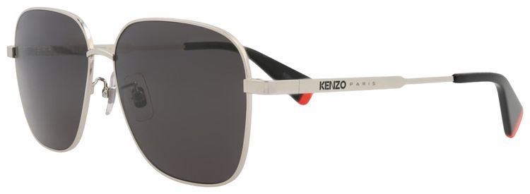 Kenzo Square Frame Metal Sunglasses PalladiumSmoke