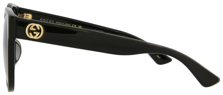 Gucci Round Frame Acetate Sunglasses BlackGrey