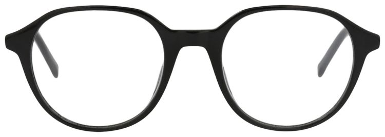 Kenzo Round Frame Acetate Optical Frames BlackTransparent