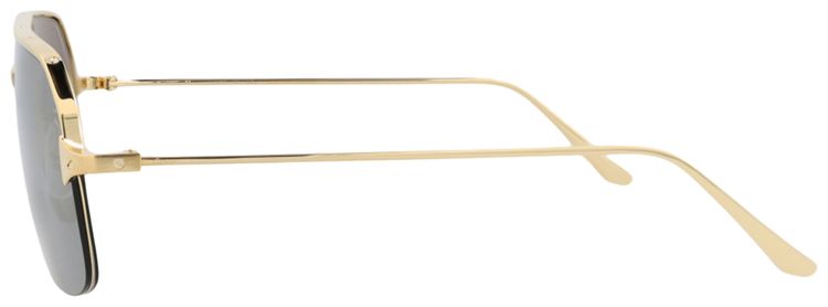 Cartier Aviator Frame Metal Sunglasses GoldBronze