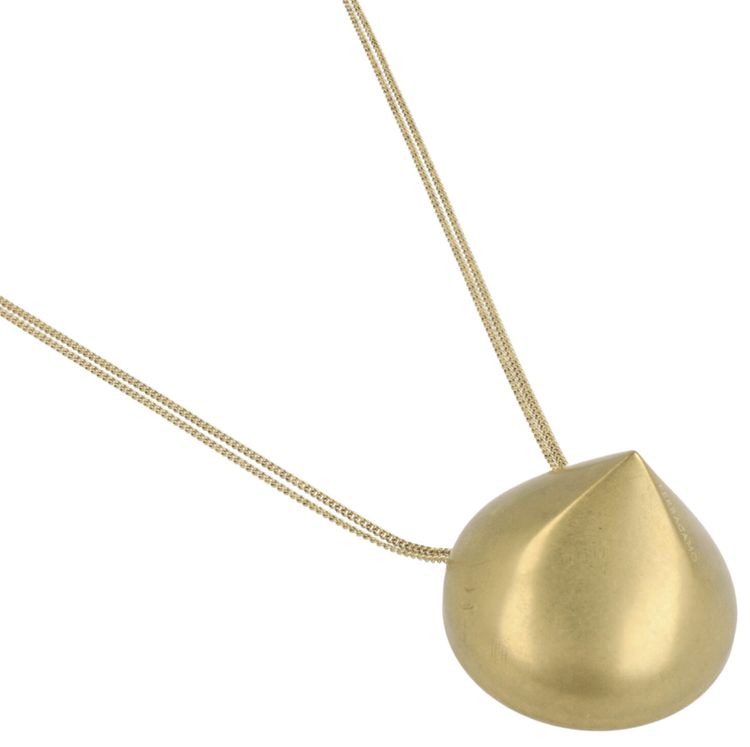 Ferragamo Sculptural Pendant Necklace Multicolor