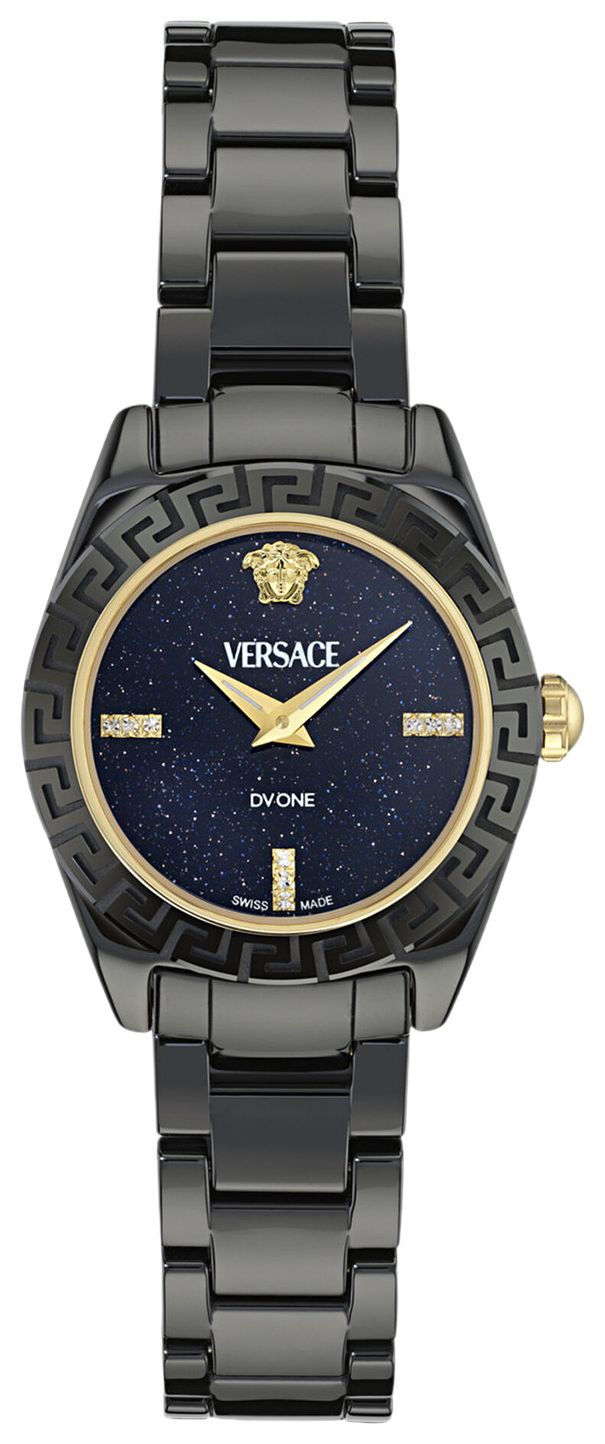 Versace DV One Diamond Watch Black