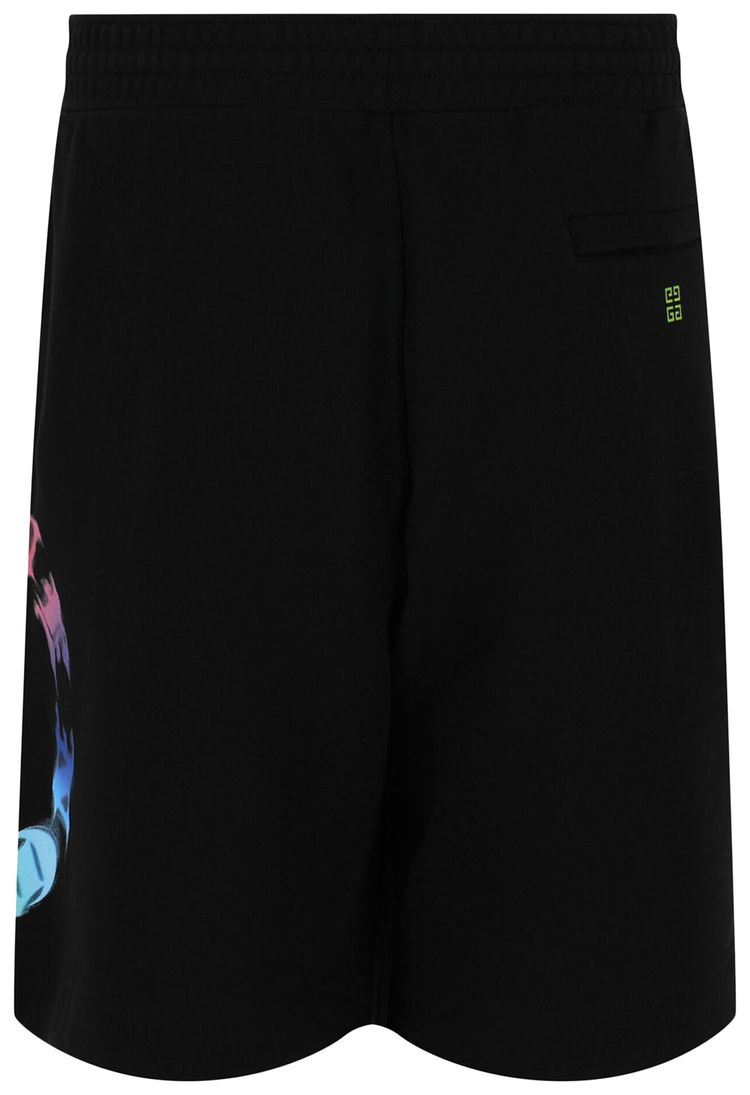 Givenchy Abstract Logo Shorts Black