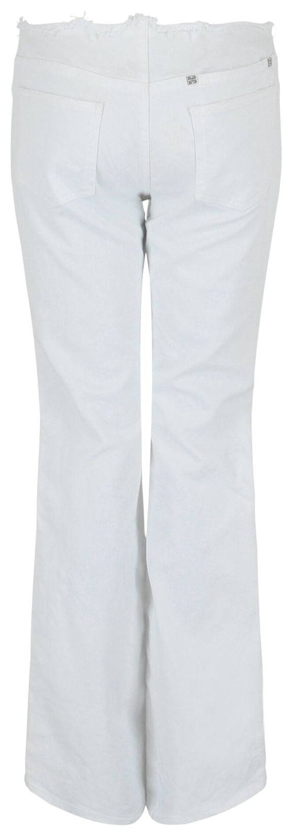 Givenchy Low Rise Flared Jeans White