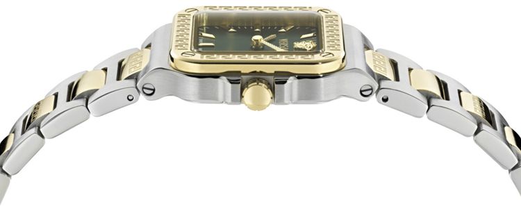 Versace Greca Edge Bracelet Watch Two Tone