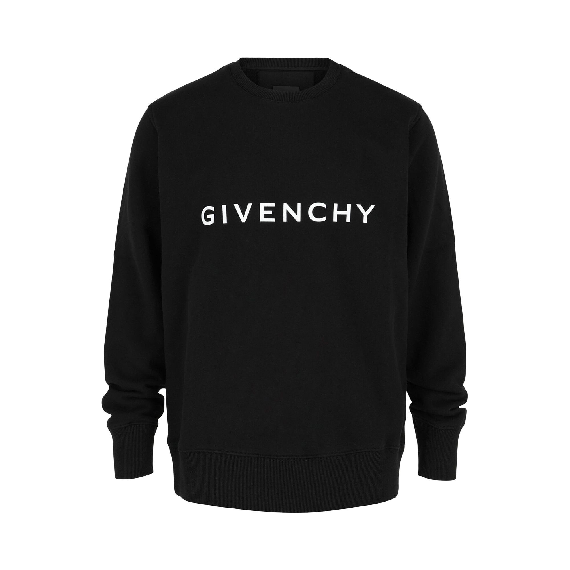 Buy Givenchy Logo Sweatshirt 'Black' - BMJ0HA3YAC 001 | GOAT