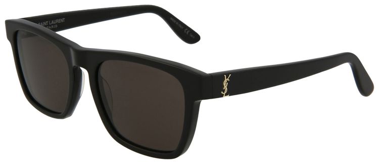 Saint Laurent Square Frame Acetate Sunglasses Black