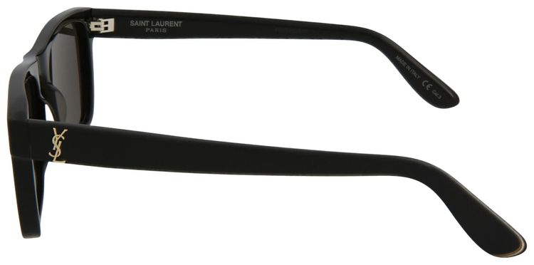 Saint Laurent Square Frame Acetate Sunglasses Black