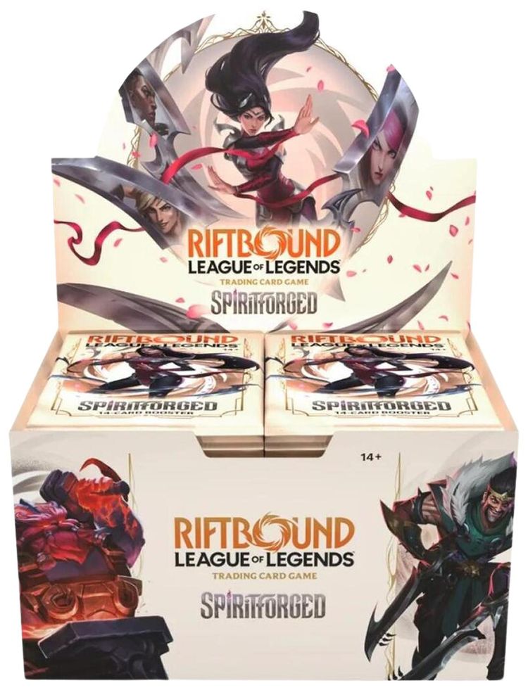 Spiritforged Riftbound League of Legends Booster Box   No Shrink