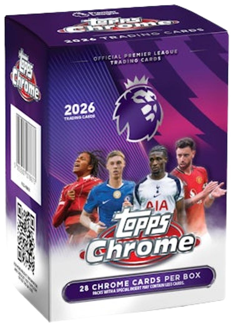 2026 Topps Chrome Premier League Soccer Value Box