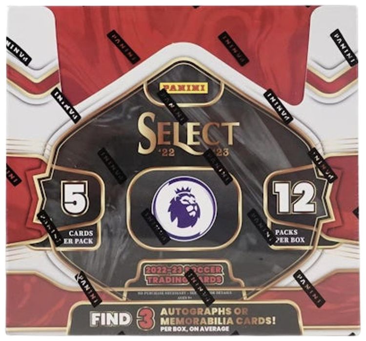 2022 23 Panini Premier League EPL Soccer Hobby Box