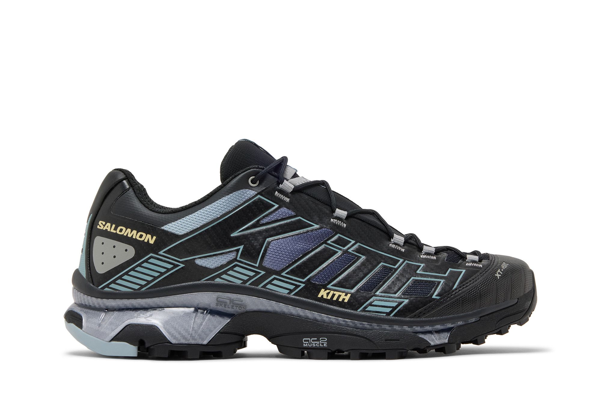 Buy Kith x Salomon XT-4K 'Black Alloy Blue Fog' - L45450800 | GOAT