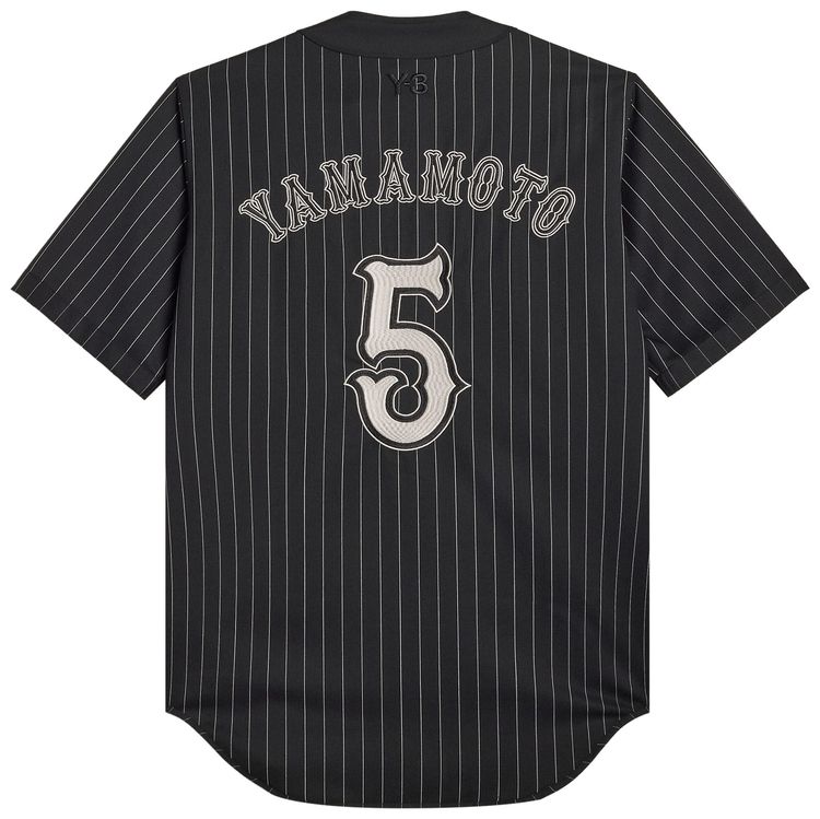 Y 3 Elite 5 Baseball Jersey Black
