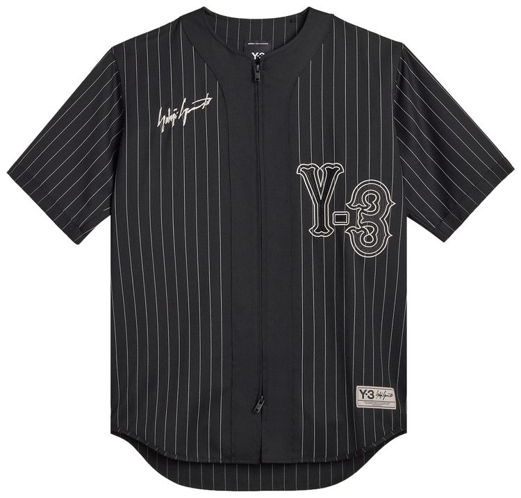 Y 3 Elite 5 Baseball Jersey Black