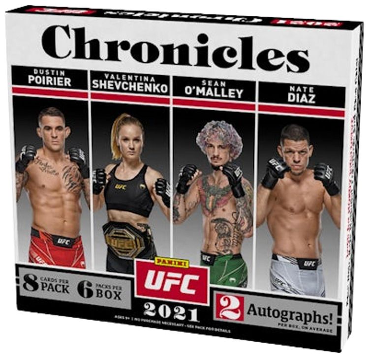 2021 Panini Chronicles UFC Hobby Box