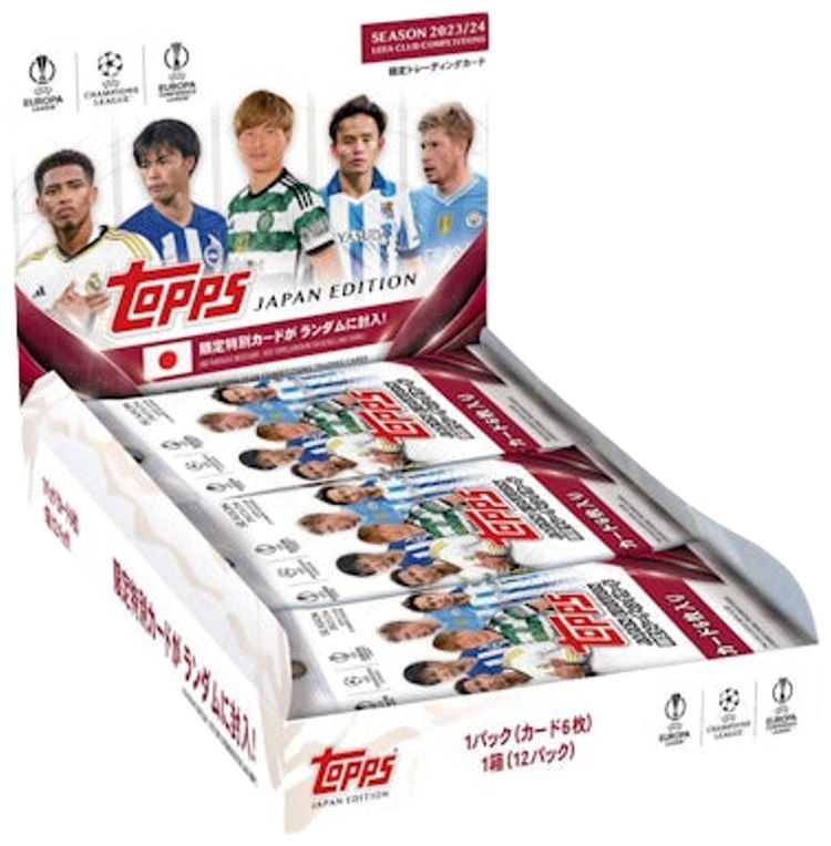 2024 Topps UEFA Champions League Soccer Hobby Box Japan Edition