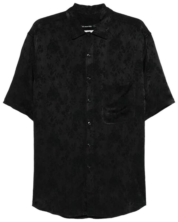 Song for the Mute Short Sleeve Oversized Shirt Black