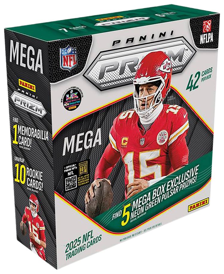 2025 Panini PRIZM Football NFL Mega Box