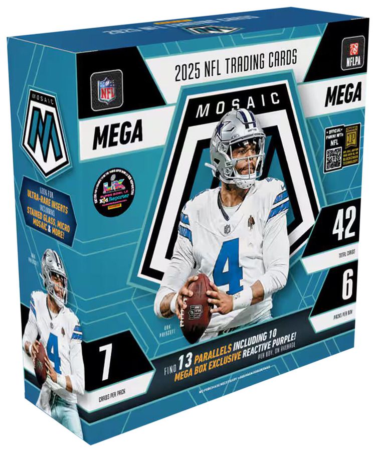 2025 Panini Mosaic Football NFL Mega Box