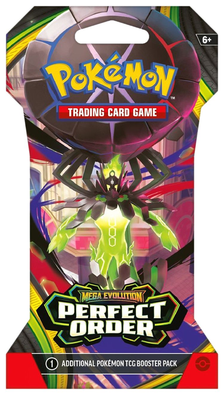 Бустер Pokémon TCG Mega Evolution Perfect Order Sleeved Booster Mega Zygarde artwork, 10 карт, EN