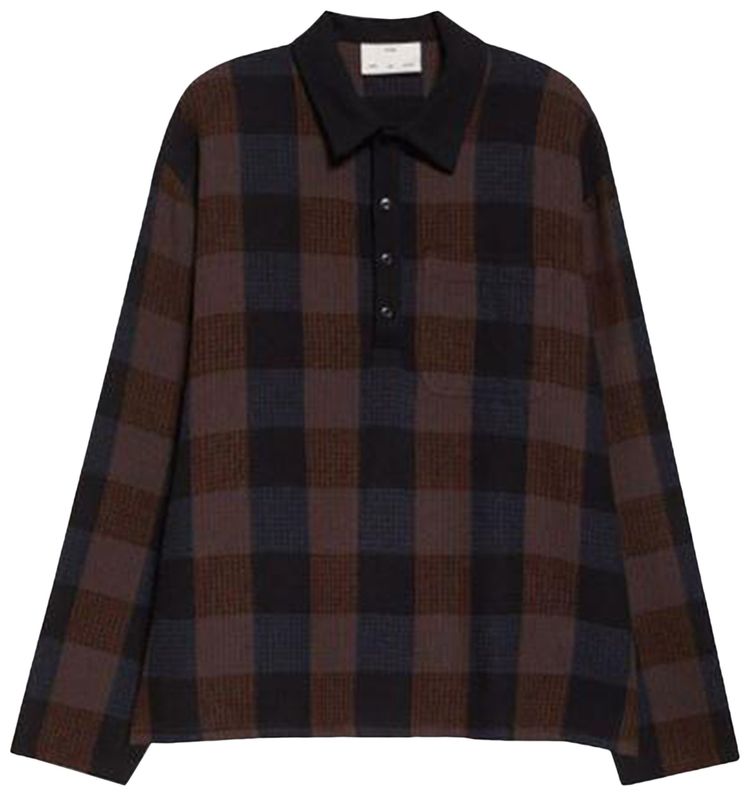 Song for the Mute Long Sleeve Polo Black