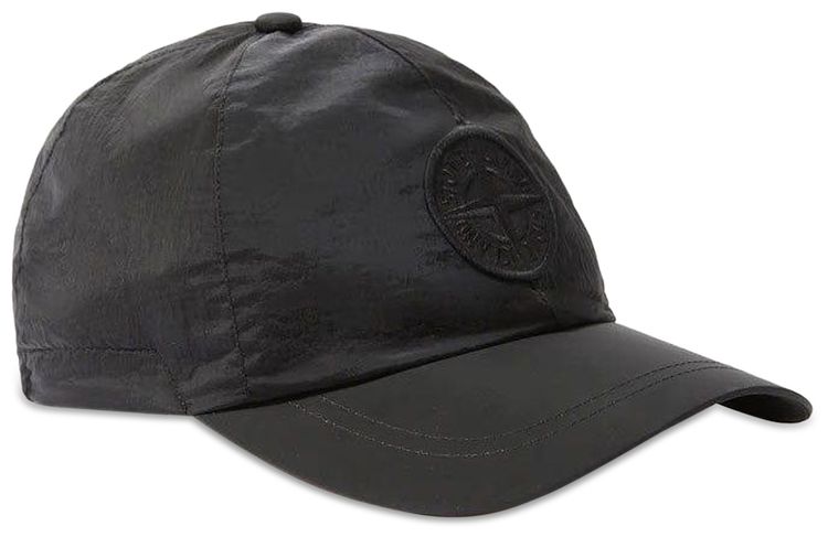 Stone Island Nylon Metal in ECONYL Baseball Cap Black