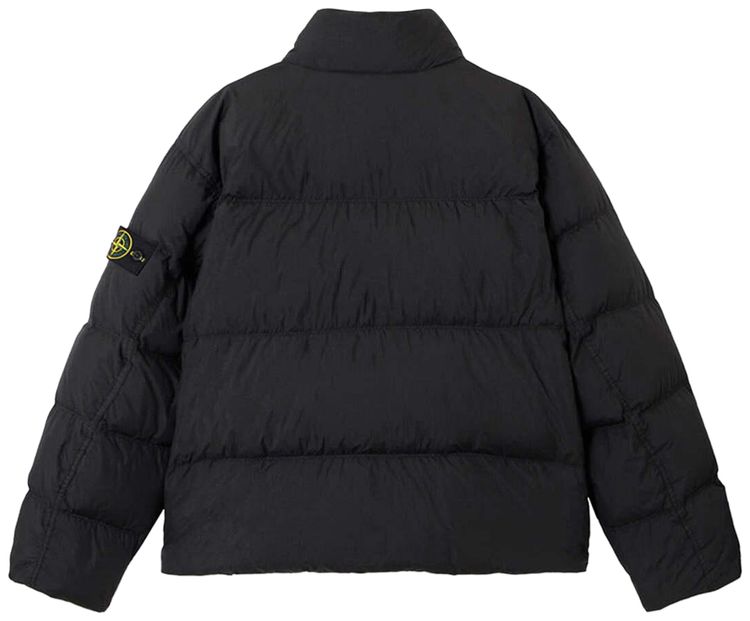 Stone Island Crinkle Reps NY Down Jacket Black
