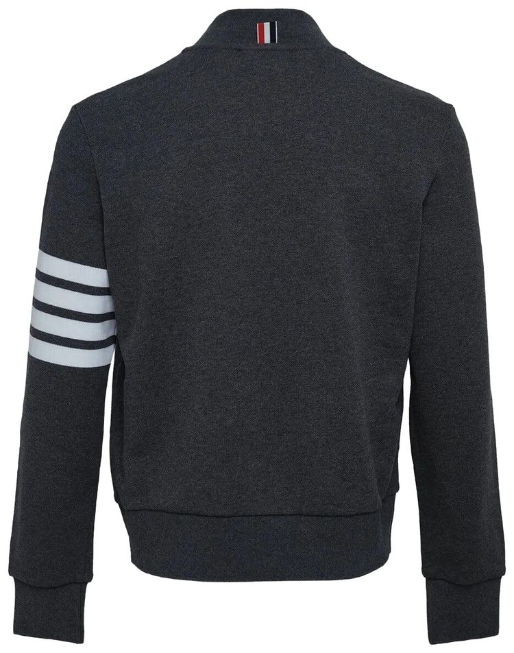 Thom Browne Classic Loopback Bomber Dark Grey