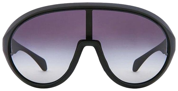 Rick Owens x Moncler Occhiali Da Sole Sunglasses Black TempleBlack Lens