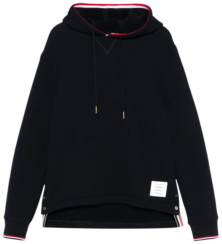 Thom Browne Oversized Hoodie Pullover Navy