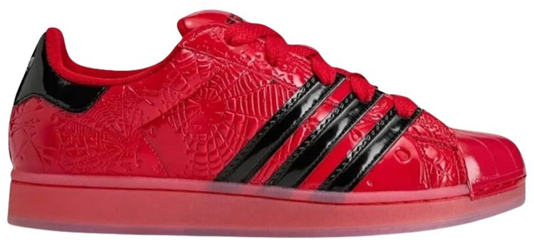 Sp5der x adidas Superstar Black Silver Metallic