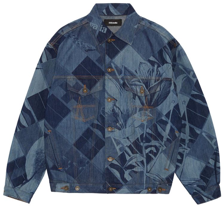 Ahluwalia Signature Denim Jacket Blue