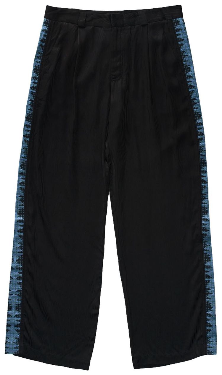 Ahluwalia Wide Leg Jak Trouser Black