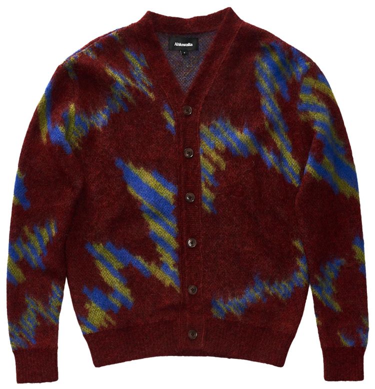 Ahluwalia Ongoye Jacquard Knit Cardigan Multicolor