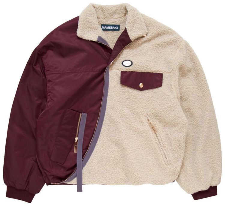 NAMESAKE North Twist Fleece Jacket Red