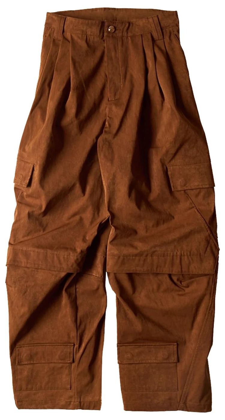 NAMESAKE Cassel Stained Cargo Pants Brown