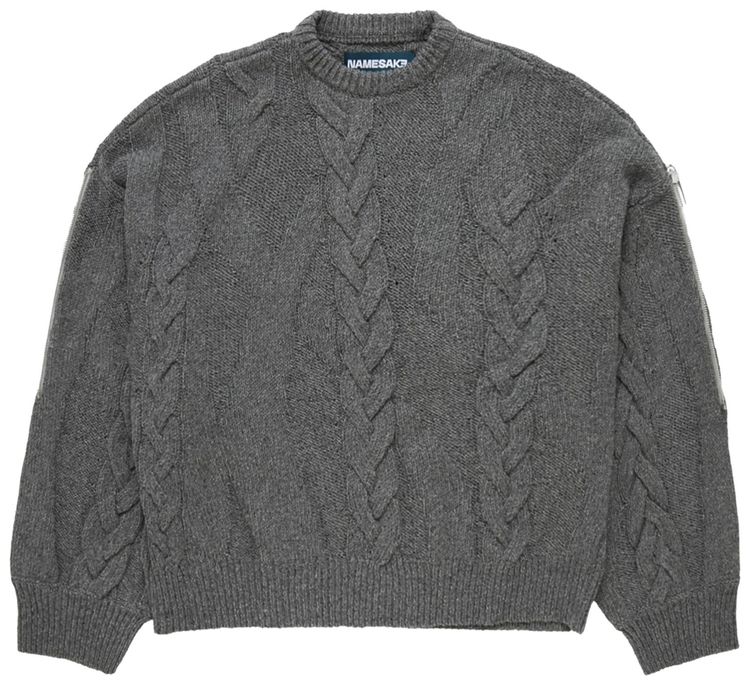 NAMESAKE Linas Dual Crewneck Grey