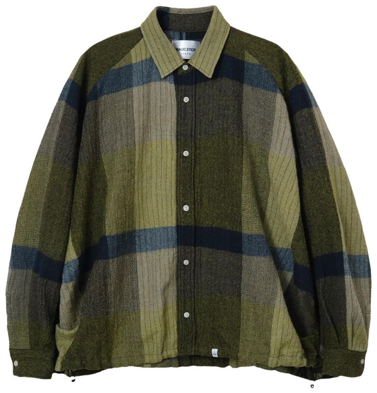 MAGIC STICK Draperie Nel Shirt Brown