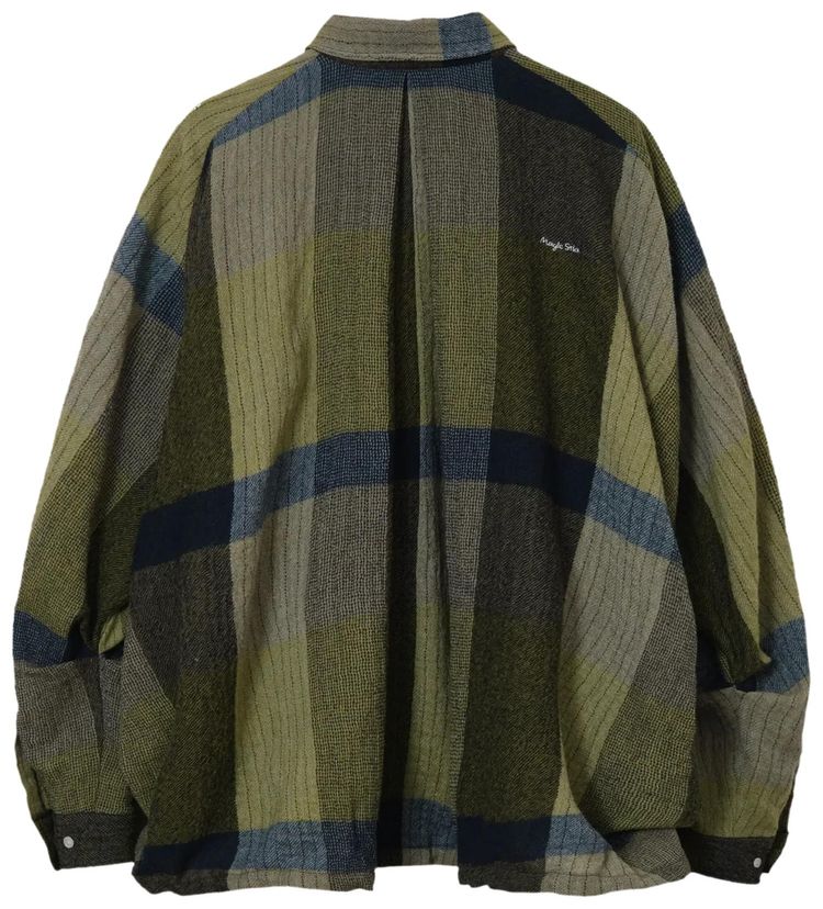 MAGIC STICK Draperie Nel Shirt Brown