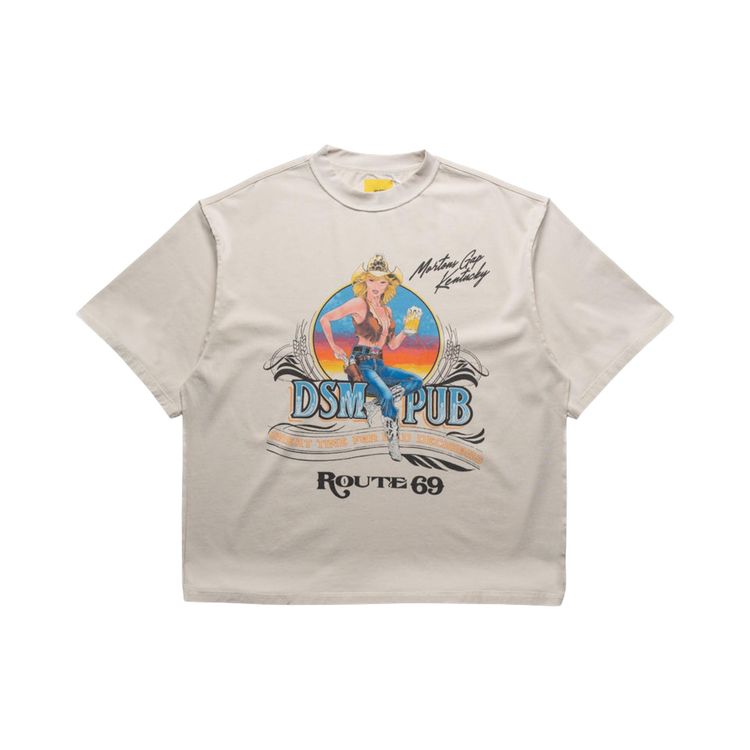 Diet Starts Monday Pub Tee Antique WhiteMulticolor