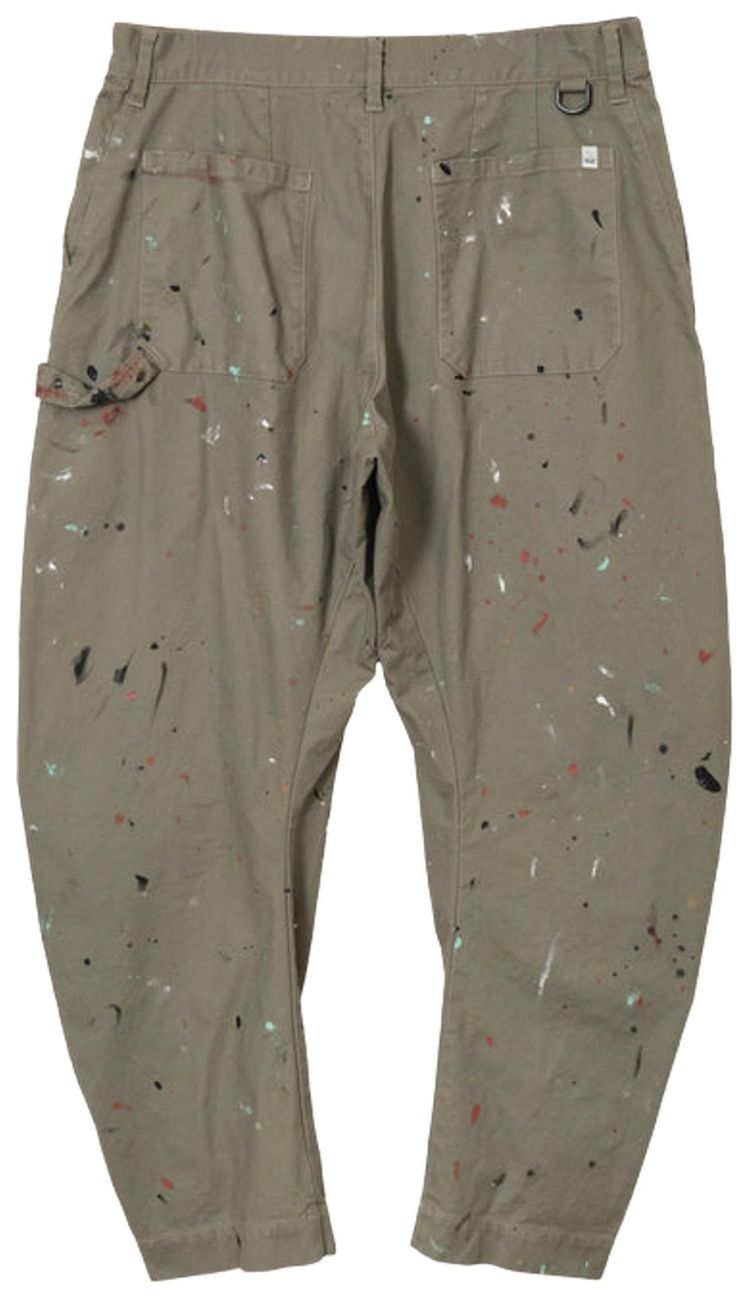 MAGIC STICK Tradivance Painter Pants Olive Grey