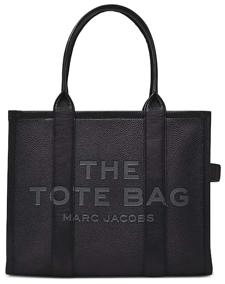 Marc Jacobs The Large Leather Tote Bag Black