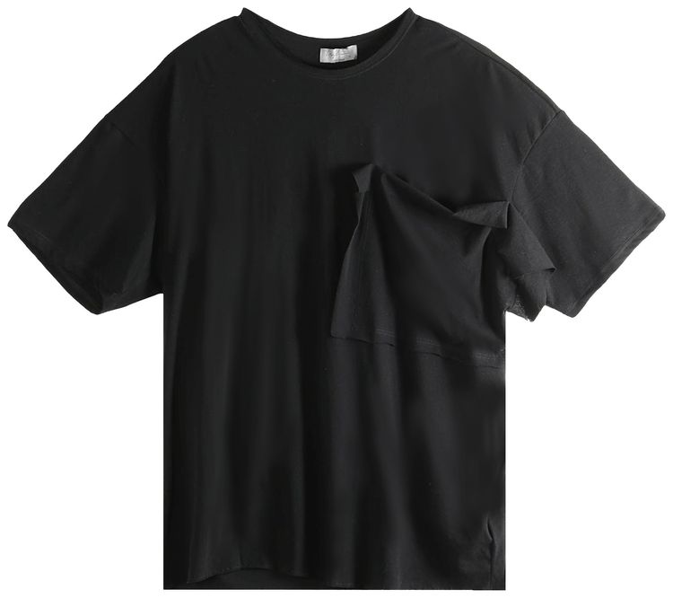 Yohji Yamamoto Pour Homme Pocket D Short Sleeve A T Shirt Black