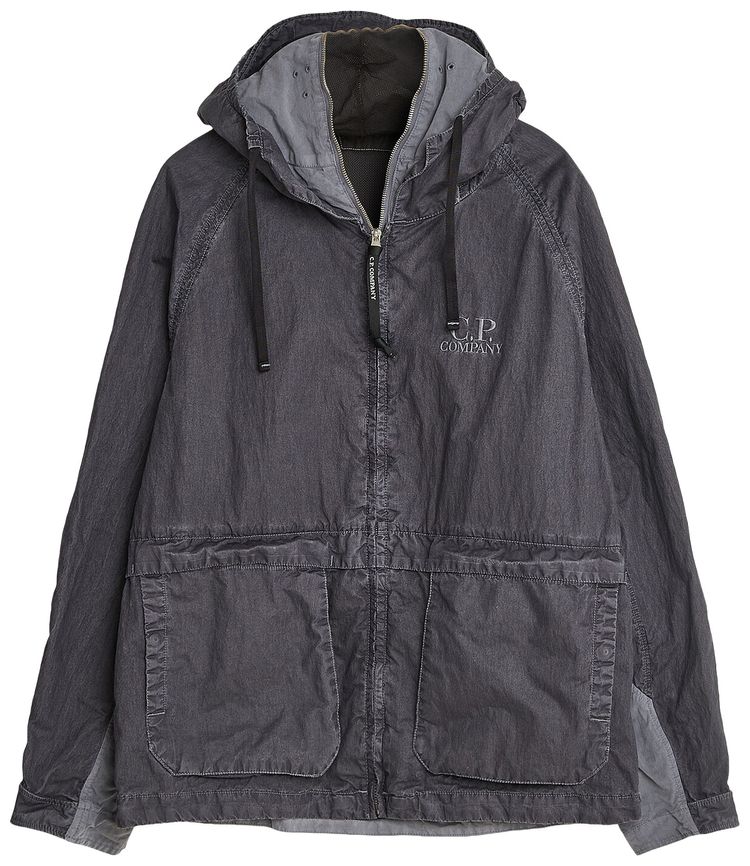 CP Company 50 Fili Wax Explorer Jacket Gunmetal
