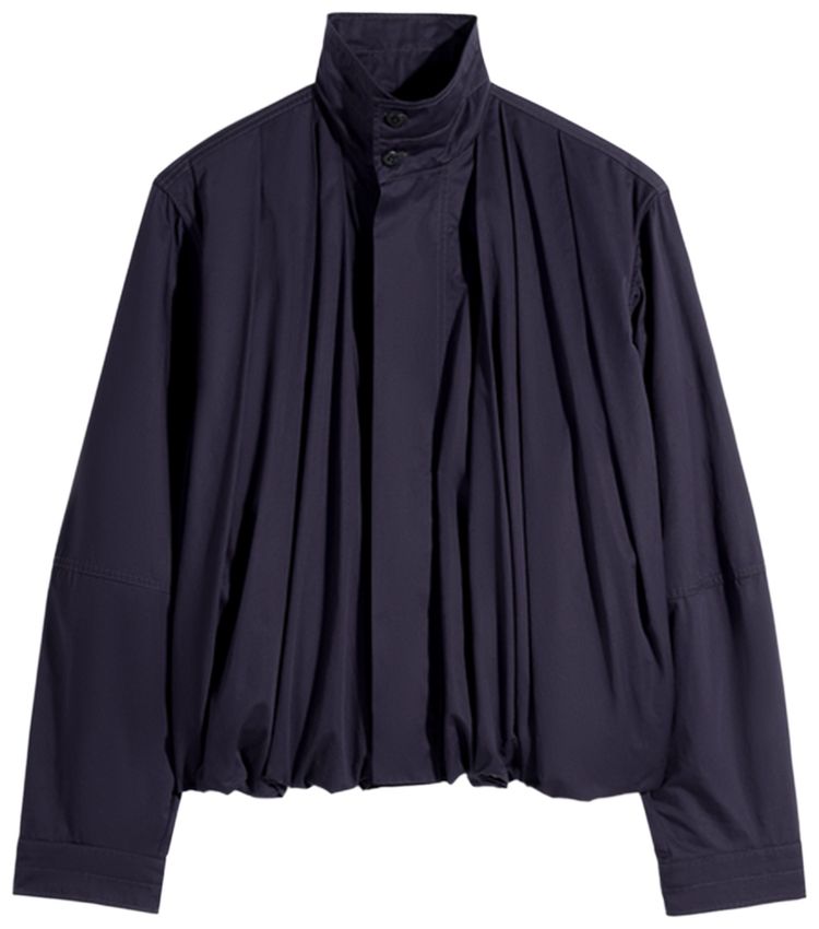 Lemaire Soft Pleated Blouson Ink Blue