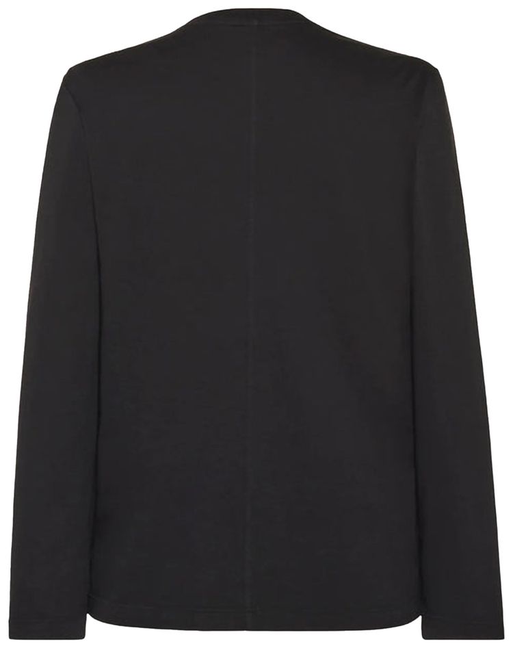 The Row Leon Long Sleeve T Shirt Black