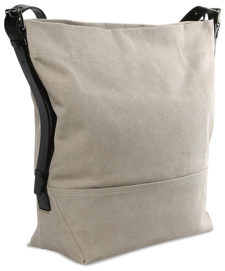 Lemaire Belted Tote Bag Dark Linen